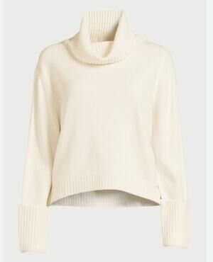 Scoop Women's Chunky Turtleneck Sweater Size S (4-6)